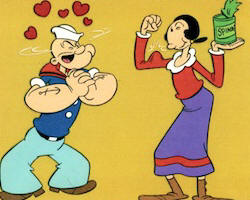 Popeye and Olive Oyl